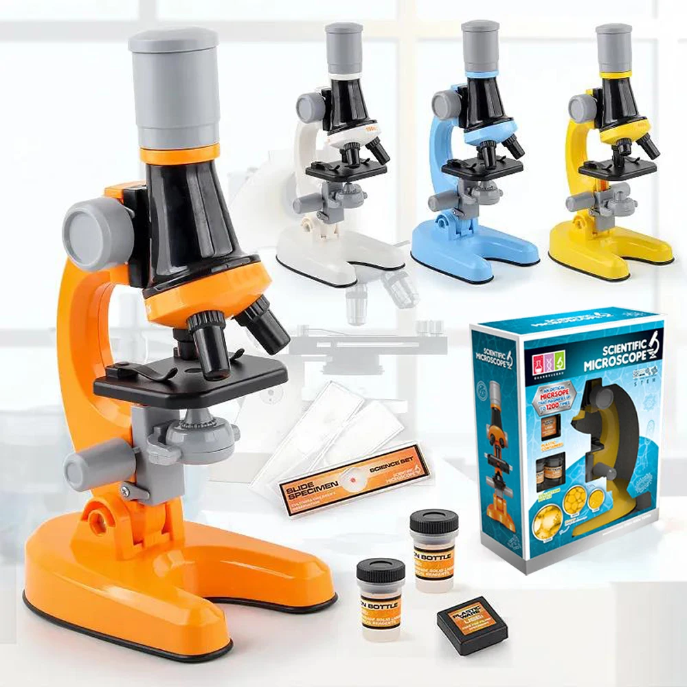 Microscópio laboratório de biologia led 1200x - Imagem 2