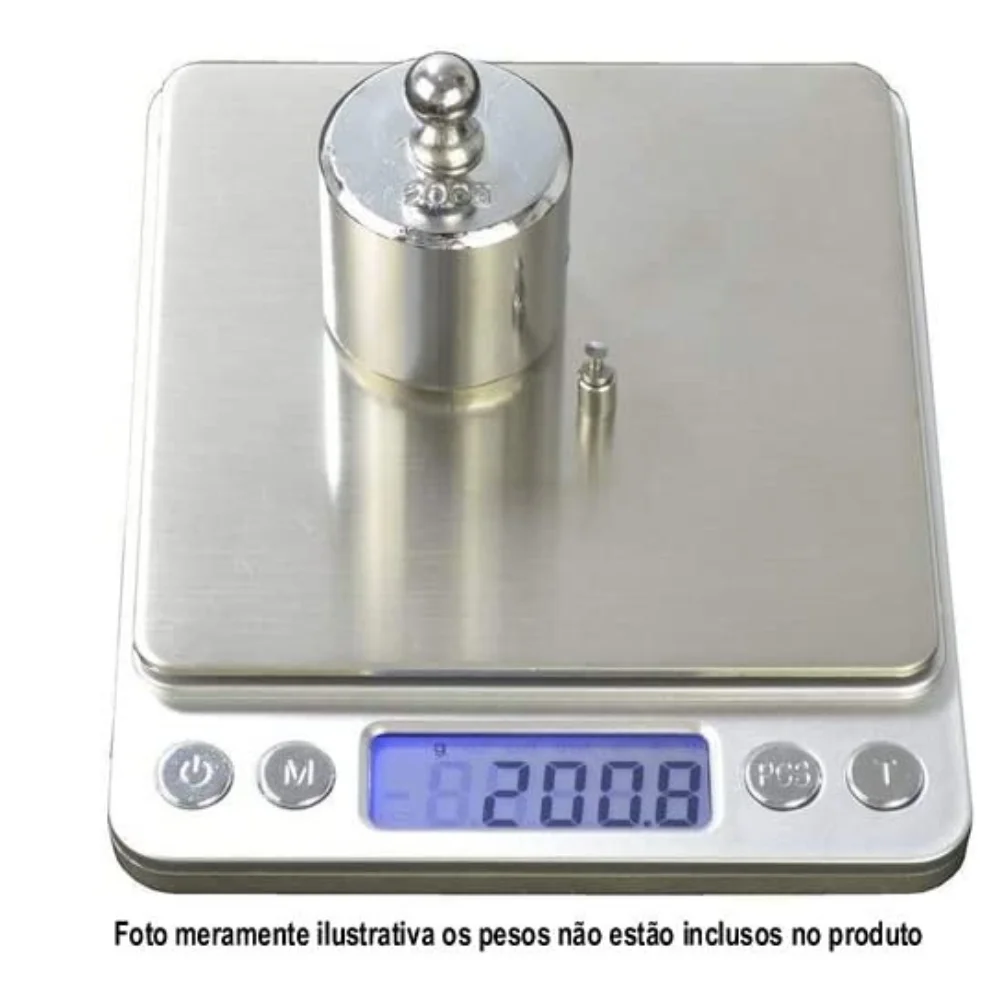 Mini Balança Digital de 0,1g até 2000g