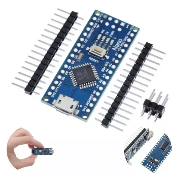 2 Unidades Arduino Nano Atmega328  Micro Usb com Nfe