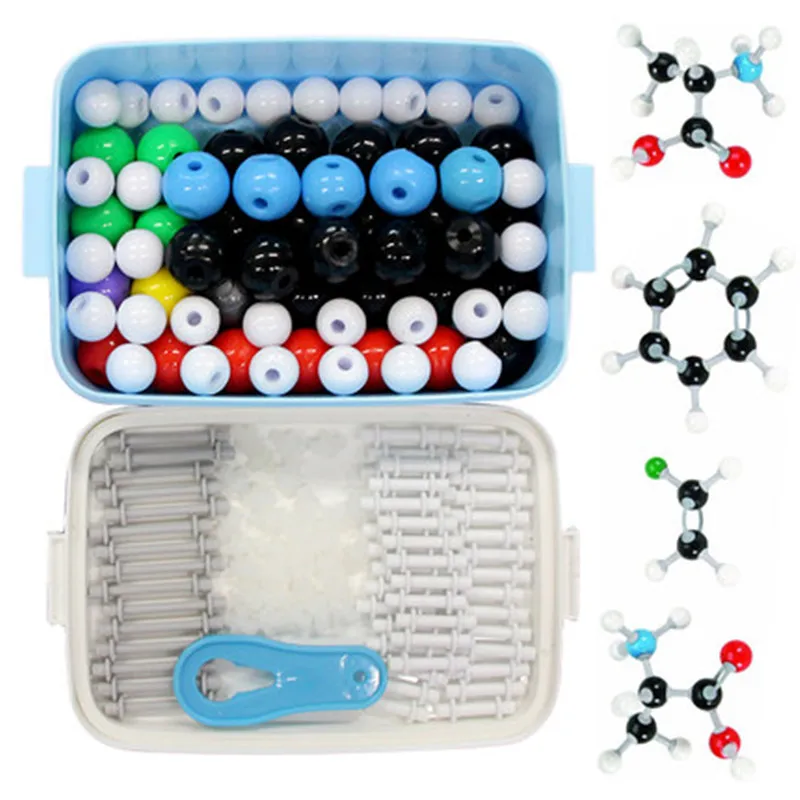 Kit modelo atômico com 155 peças