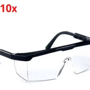 Kit com 10 Óculos de Proteção