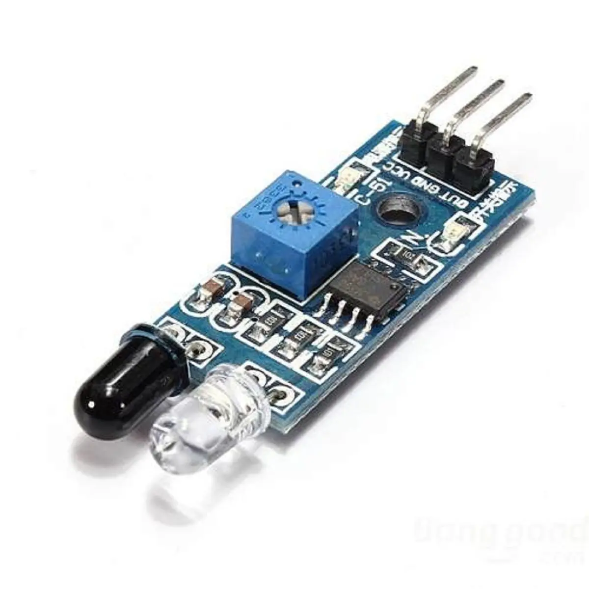 Kit com 2 Sensores de Obstáculo Infravermelho Arduino
