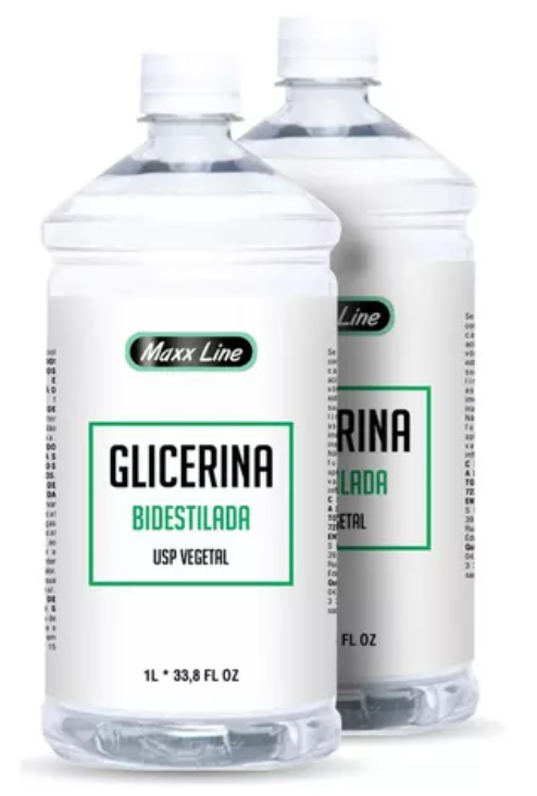 Glicerina Bidestilada Kit 2 L (2 Unid. de 1 L)