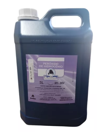 Peróxido De Hidrogênio 200 Volume 50% 5 L