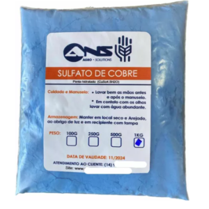 Sulfato de Cobre 1Kg Pureza 99,0%