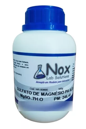 Kit Sulfato de Magnésio PA - 500g + Sulfato de Cobre 1Kg