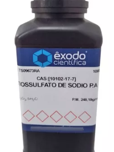 Tiossulfato de Sódio Cristal Pa 5H2O 500g